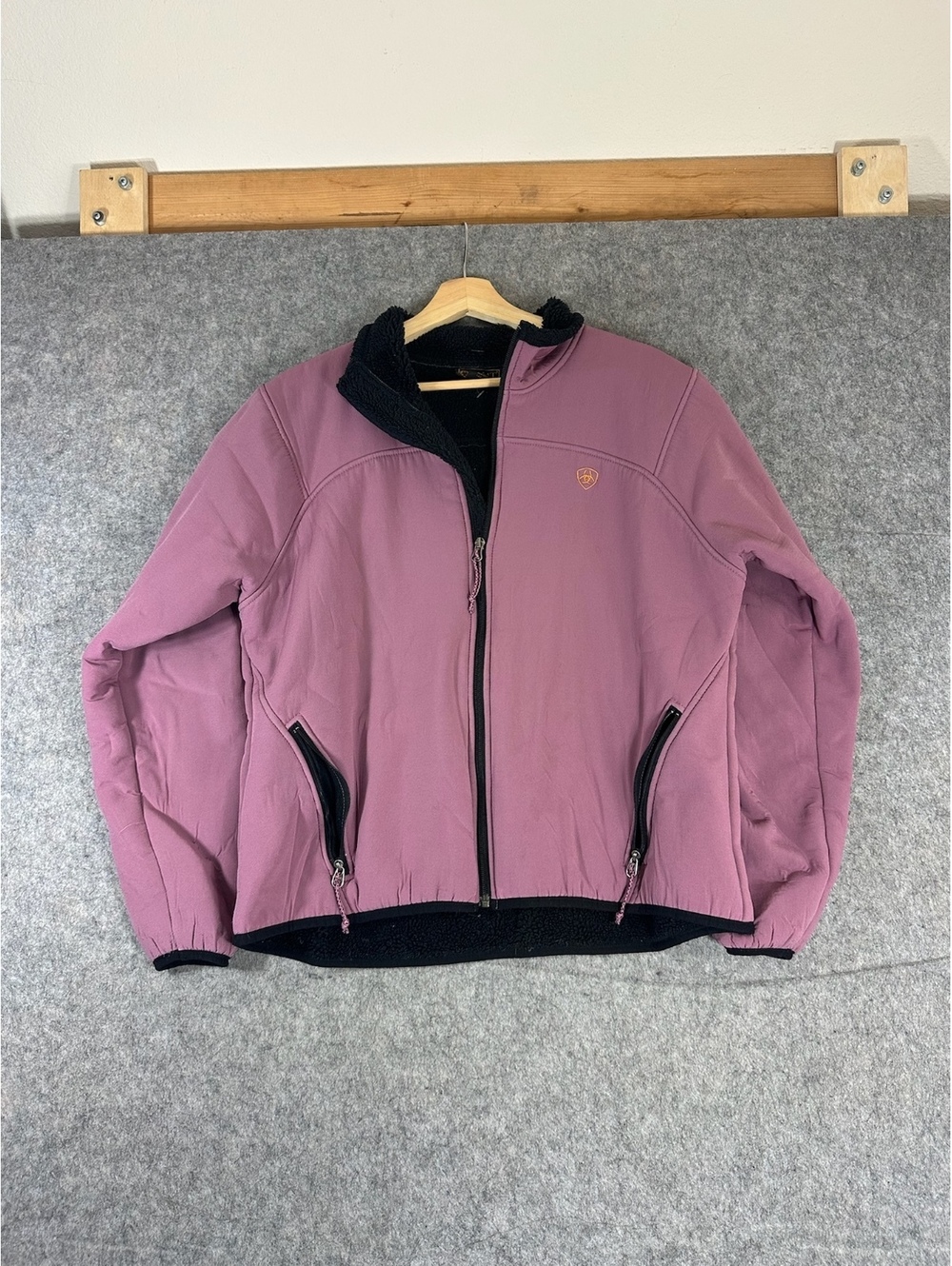 Ariat purple fleece-lined jacket womens XL